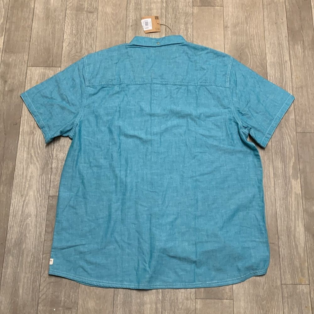 NWT Toad&Co Eddy SS Button Down‎ Cotton Shortsleeve Casual Cotton Shirt - Picture 2 of 6